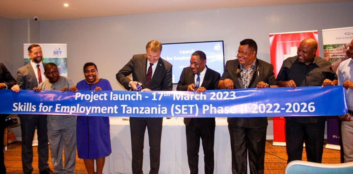 Launch of the Skills for Employment Tanzania project phase II News Site
