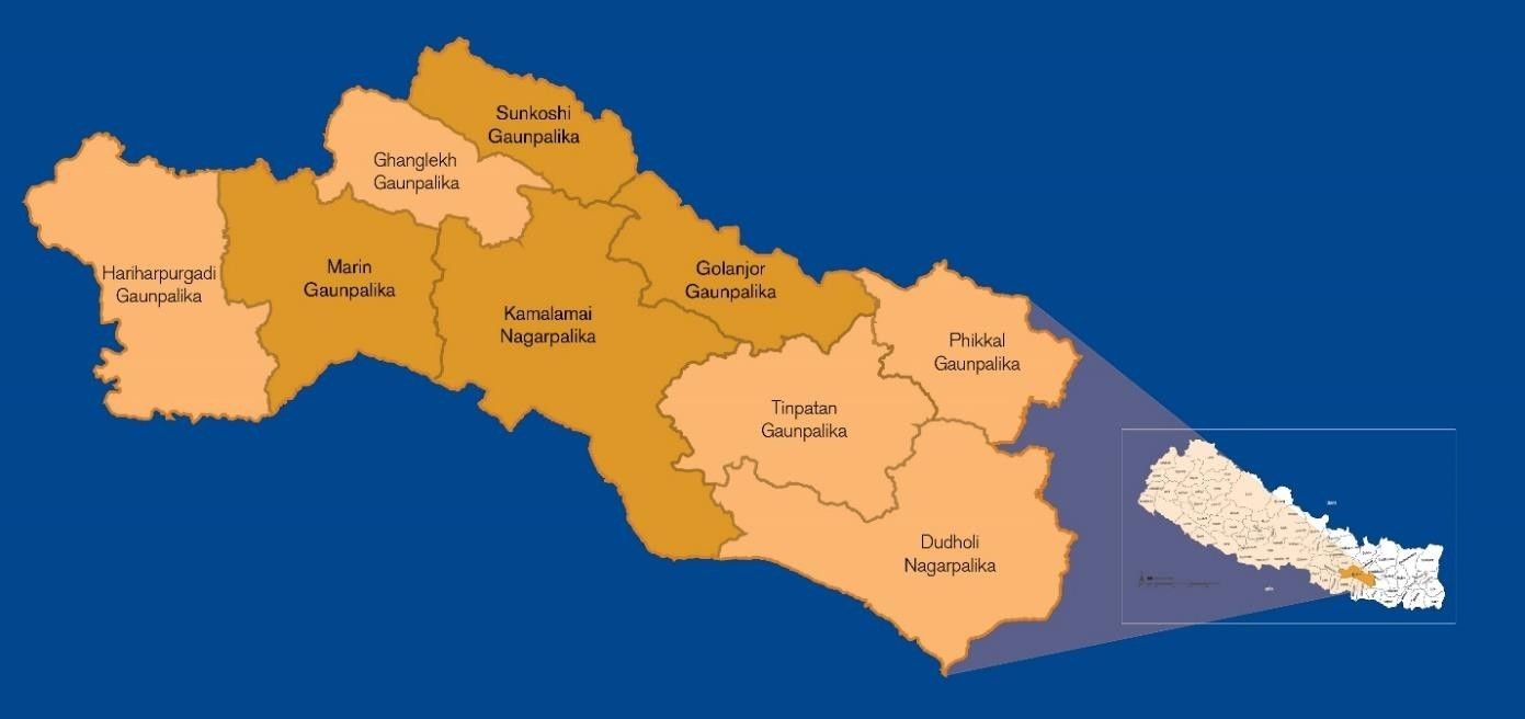 Map Of Sindhuli District 1780 Construction Workers For Sindhuli - News - Site
